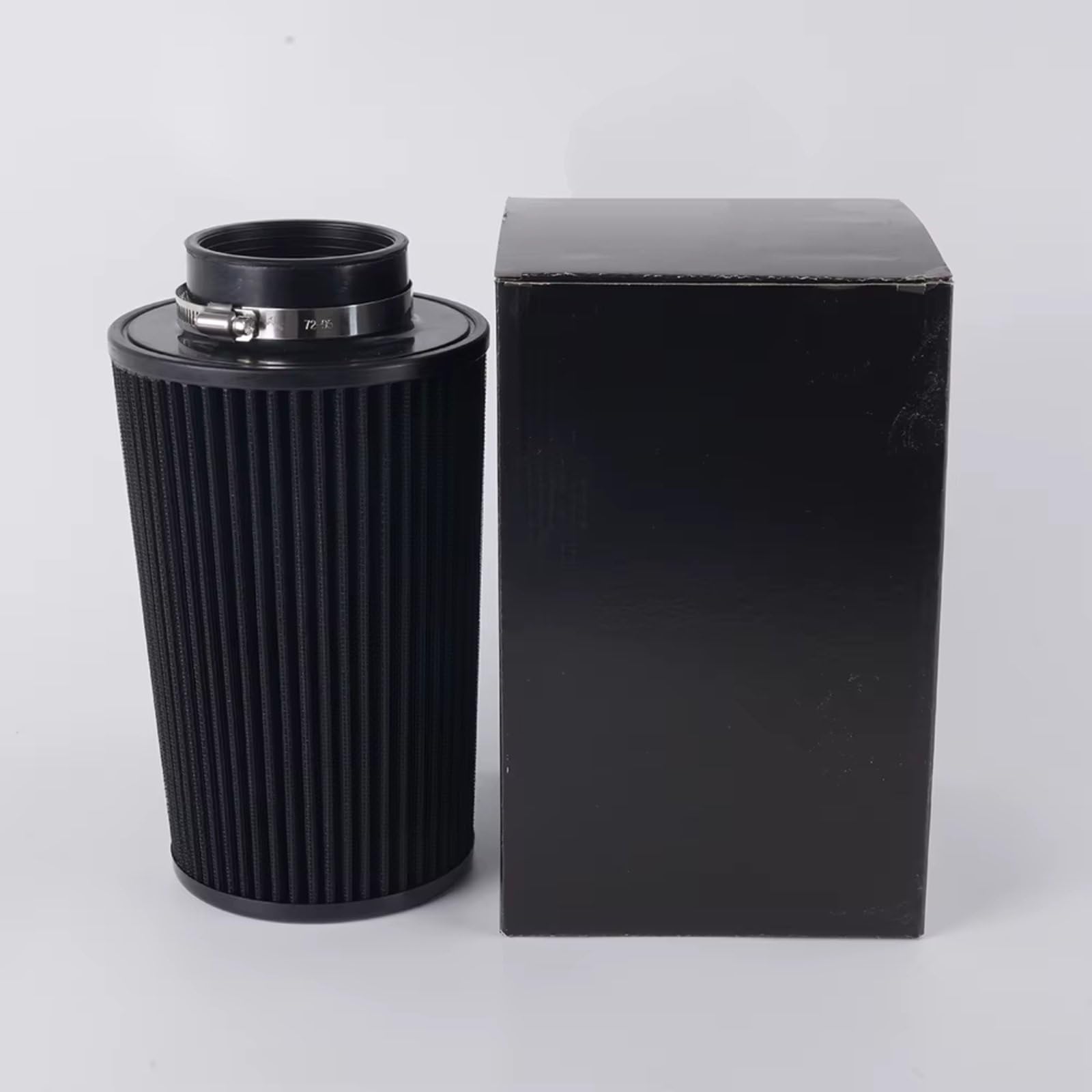 76 Mm 3" Race 10.6" Universal Filtros Aire Cónicos Lavables OFI142 Filtro de aire motor coche | Filtro de aire de entrada de aire frío de alto flujo para automóvil alto(Blue)