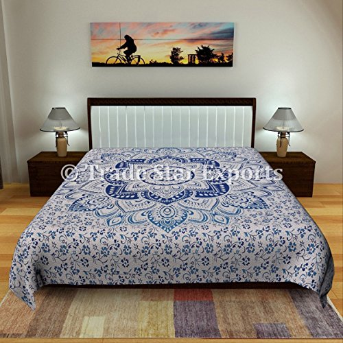Couvre-Lit Kantha Anti-Courants d'Air King Size Réversible Hiver - 3