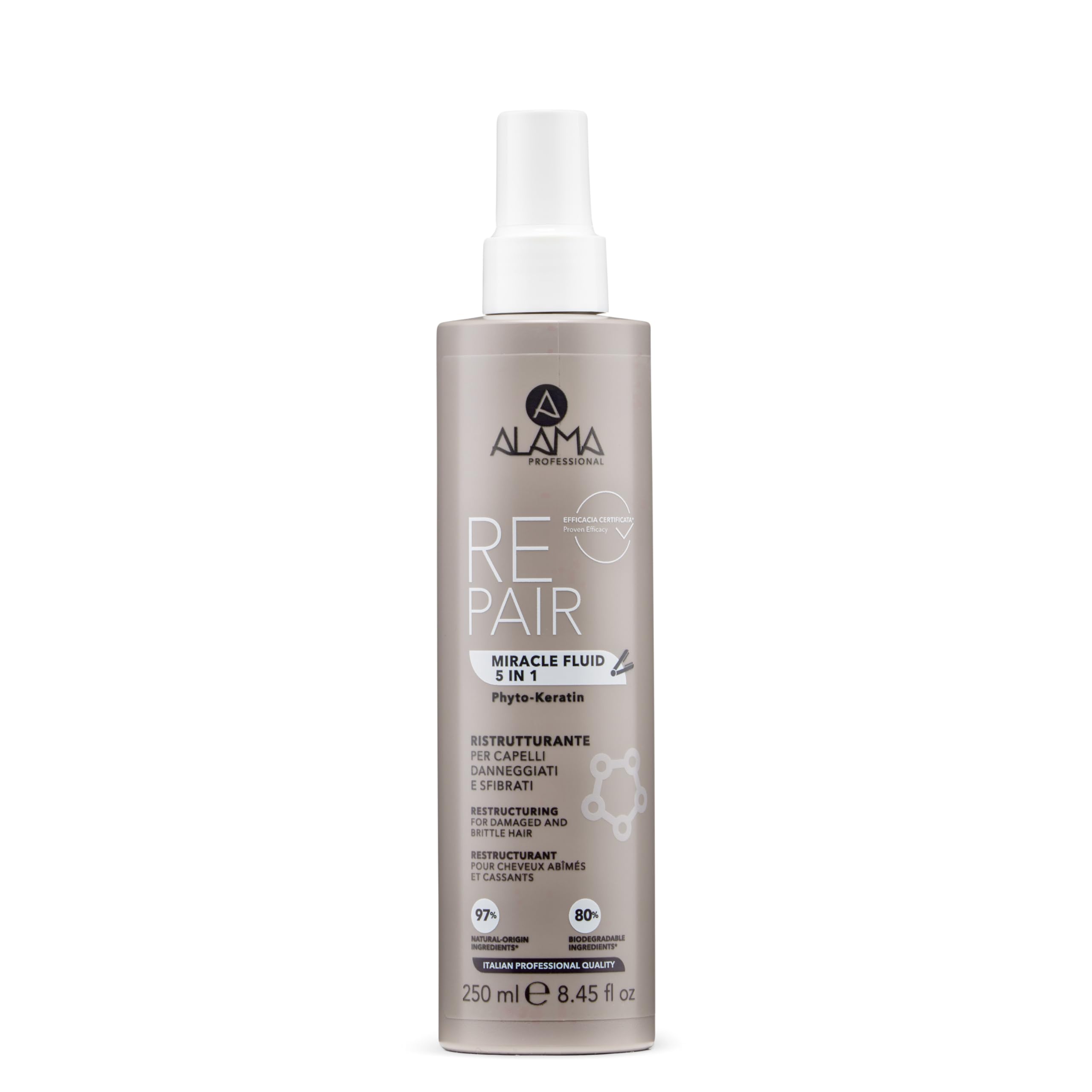 Alama Professional Repair Miracle 5 in 1 Keratin Hair Spray Treatment 250ml