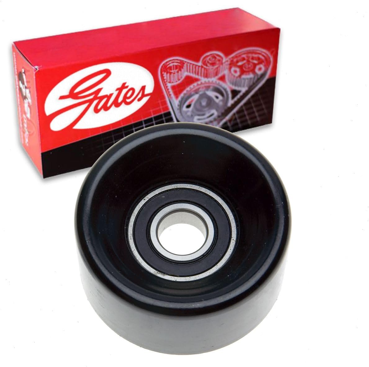 Gates DriveAlign Drive Belt Tensioner Pulley compatible with Honda CR-V 2.4L L4 2002-2014