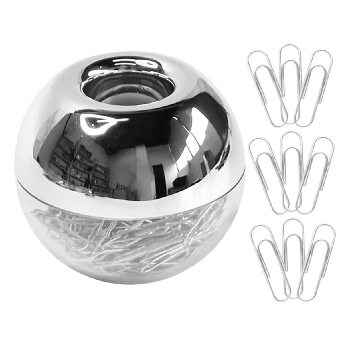 SHINEOFI 2sets Graffette Metalliche Decorative con Supporto Antiscivolo Piccole Graffette per Ufficio e Scuola per Carta e Progetti Artigianali