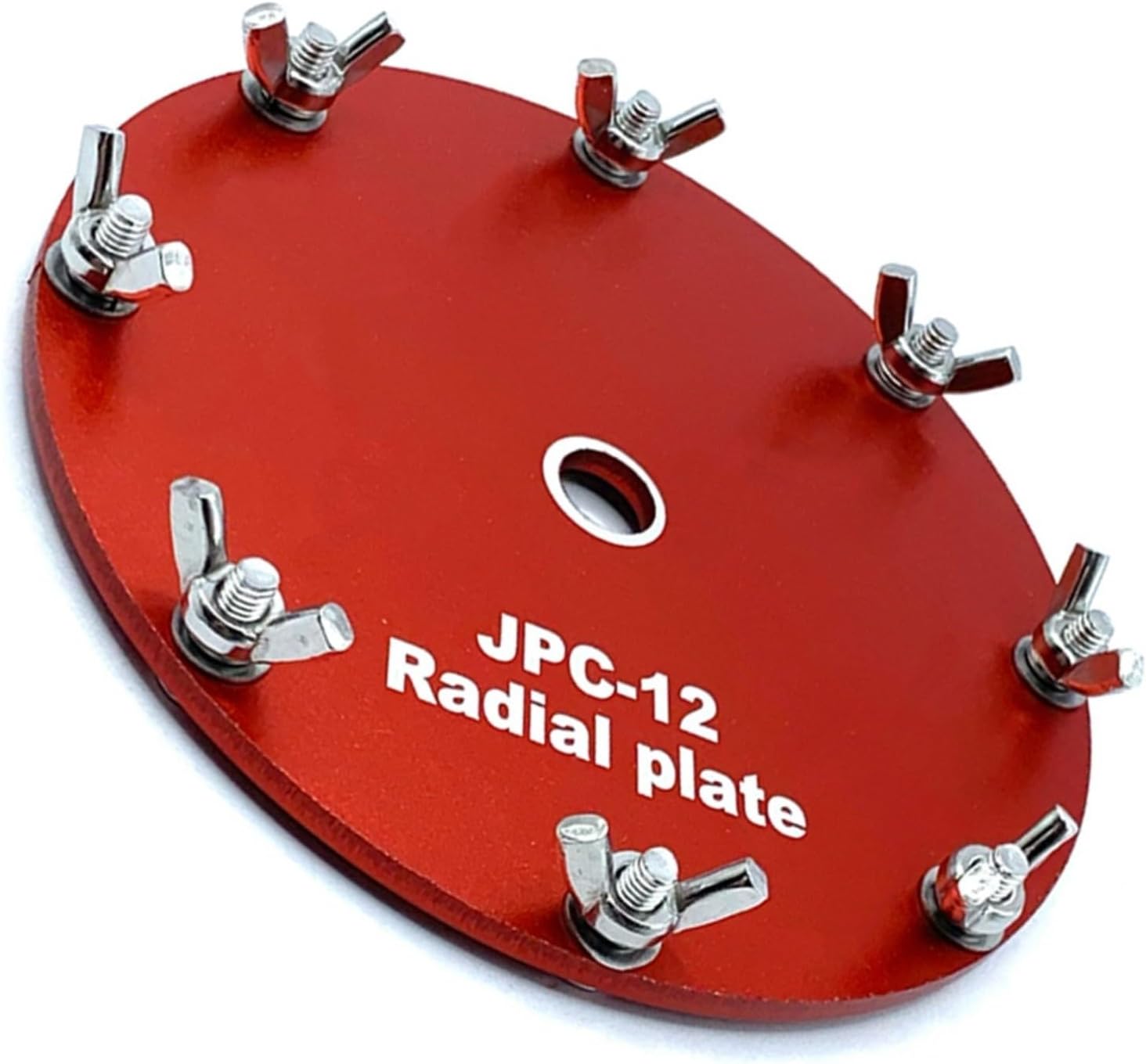 Portable Shortwave Antenna with 2.4MM Terminal Wire Holes, Aluminum Grounding Grid Plate for PAC-12 JPC-12 Antenna Accessory Radio Communication Equipment