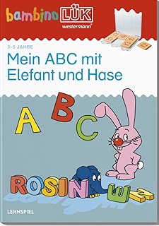 bambinoLÜK: 4/5/6 Jahre - Vorschule Mein ABC mit Elefant und Hase (bambinoLÜK-Übungshefte: Vorschule) by Wibke Bierwald and Anne Wöstheinrich