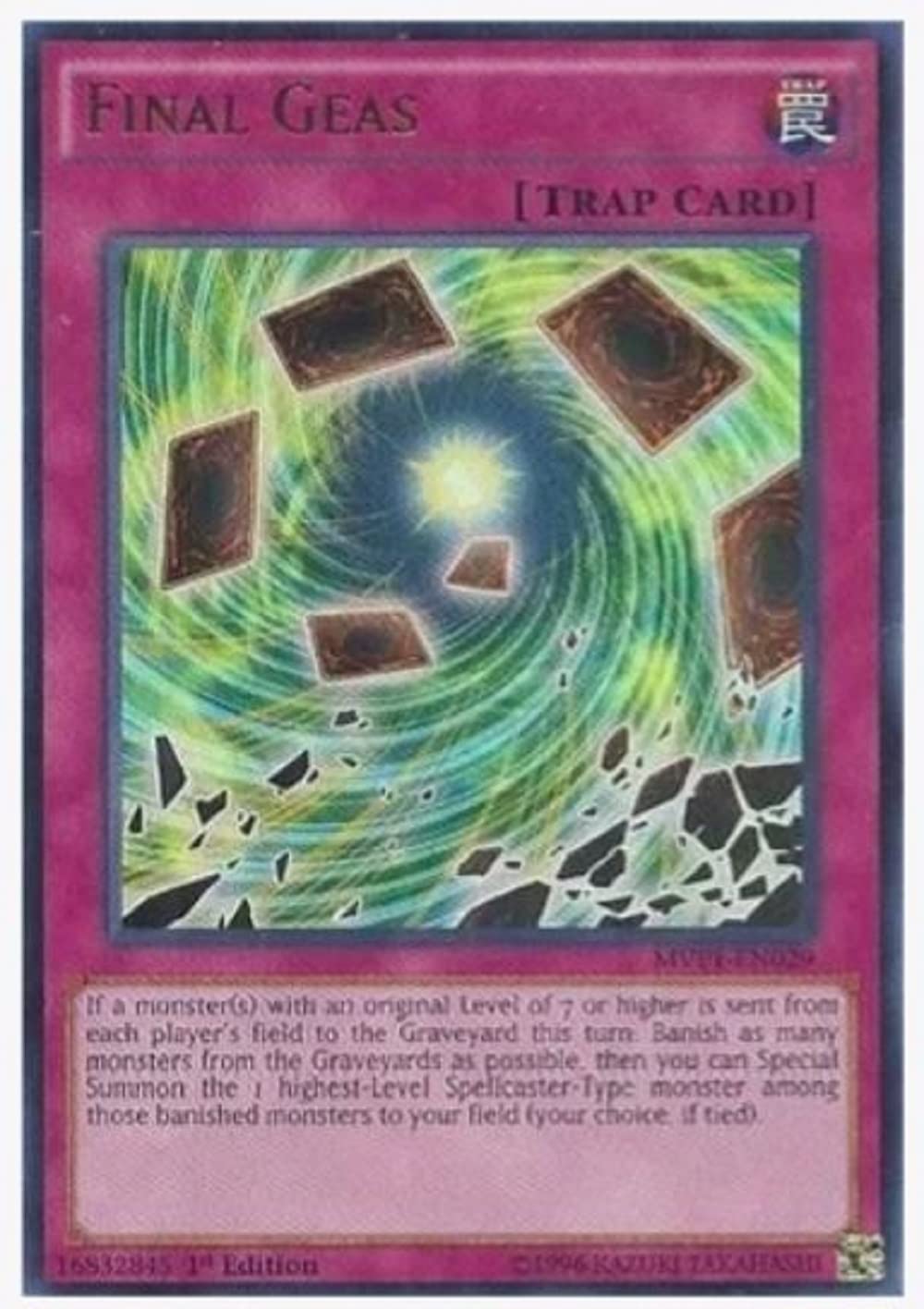 yugioh - Final Geas MVP1-EN029 1st Edition Ultra Rare