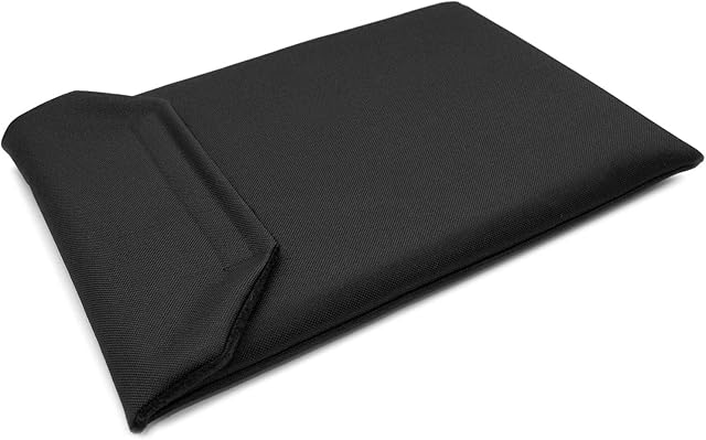 CushCase Sleeve Case for MacBook Pro 14 inch M1/M2 Pro/Max Laptop - Everyday Canvas (Black)