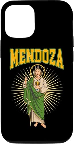 Miniatura 1 de Funda para iPhone 13 San Judas Tadeo con apellido Mendoza