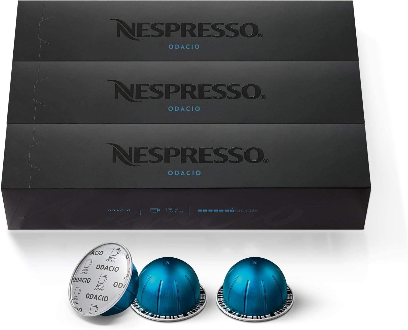 Nespresso Capsules Vertuo, Odacio, Medium Roast Coffee, 30-Count Coffee Pods, Brews 7.8oz.
