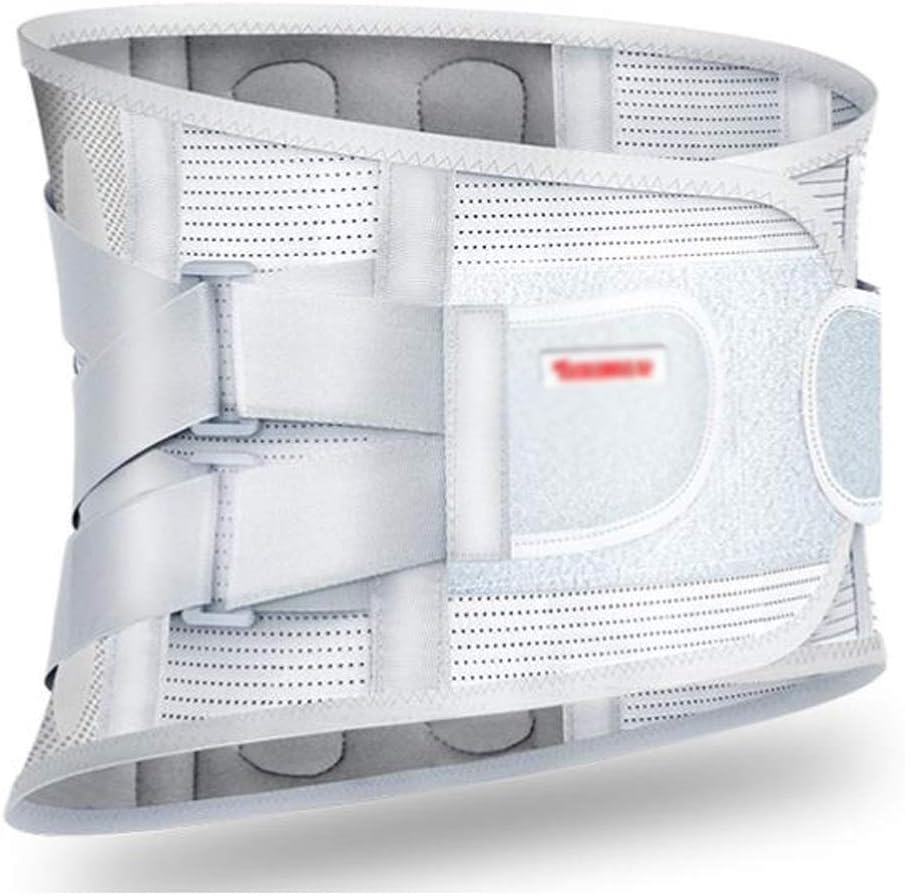 Cinturón Apoyo Lumbar Ajuste de la espalda inferior ajustable Correa de soporte lumbar de autocalentamiento térmico Cinturón de cartílago biónico Soporte de doble presión Vendaje elástico para hombres
