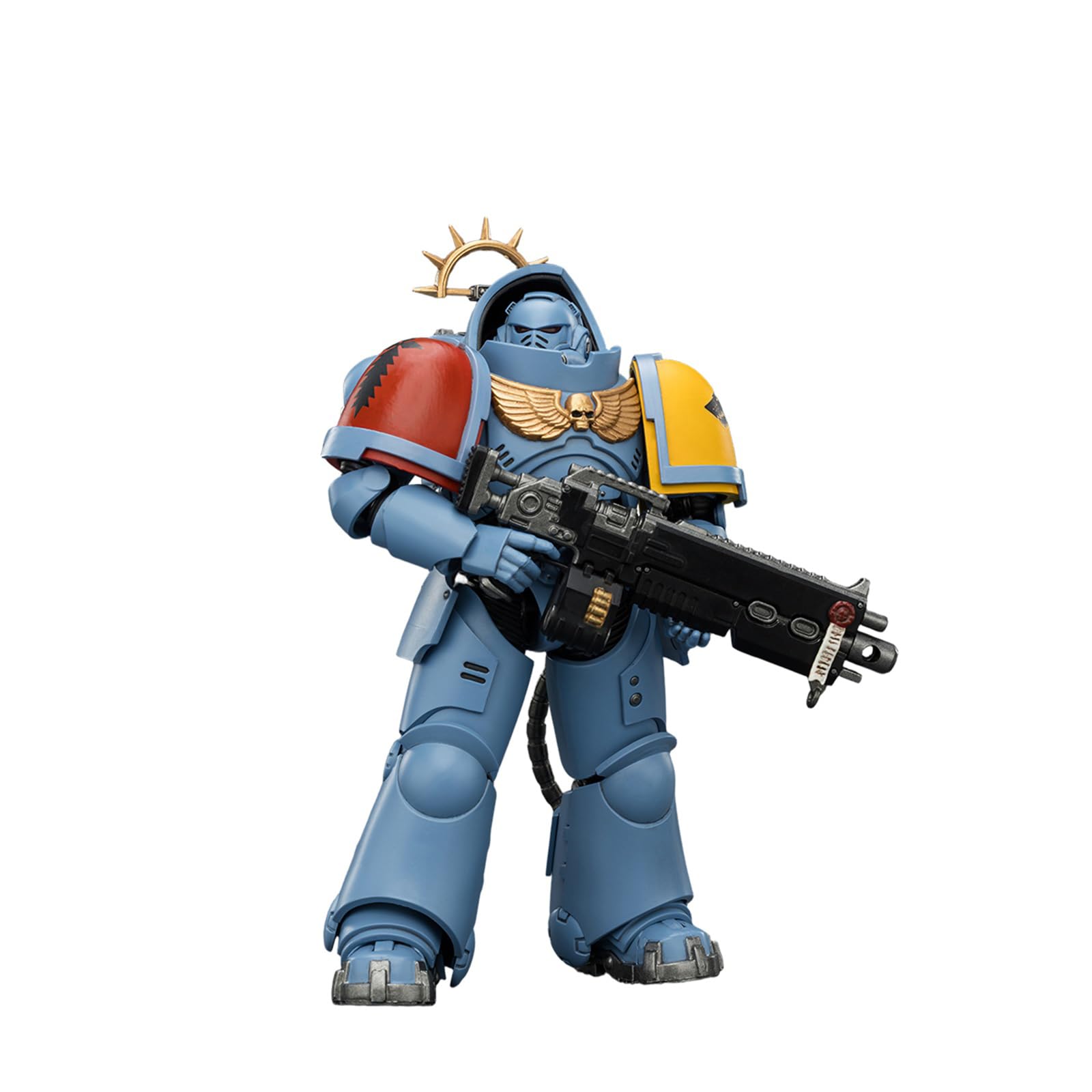 JOYTOY Warhammer 40K 1:18 Action Figures, Game Edition Space Wolves Heavy Intercessor with Heavy Bolt Rifle and Bolt Pistol, 12CM Height Collectible Action Figures