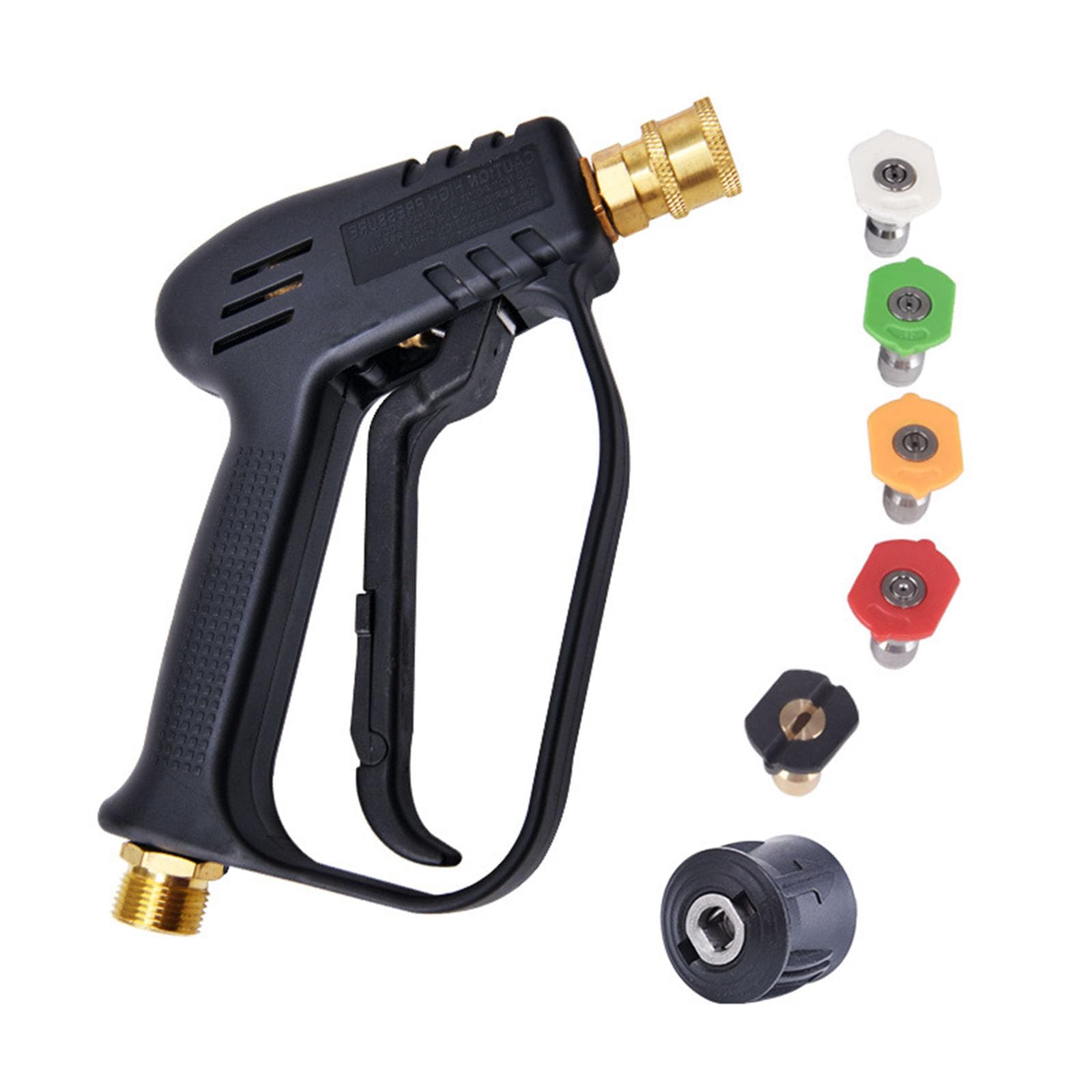 Geichan Hochdruckreiniger Pistole Mit Stabverlängerung - 4000 PSI, Für M22 14mm Und Kärcher Connect K2-K7