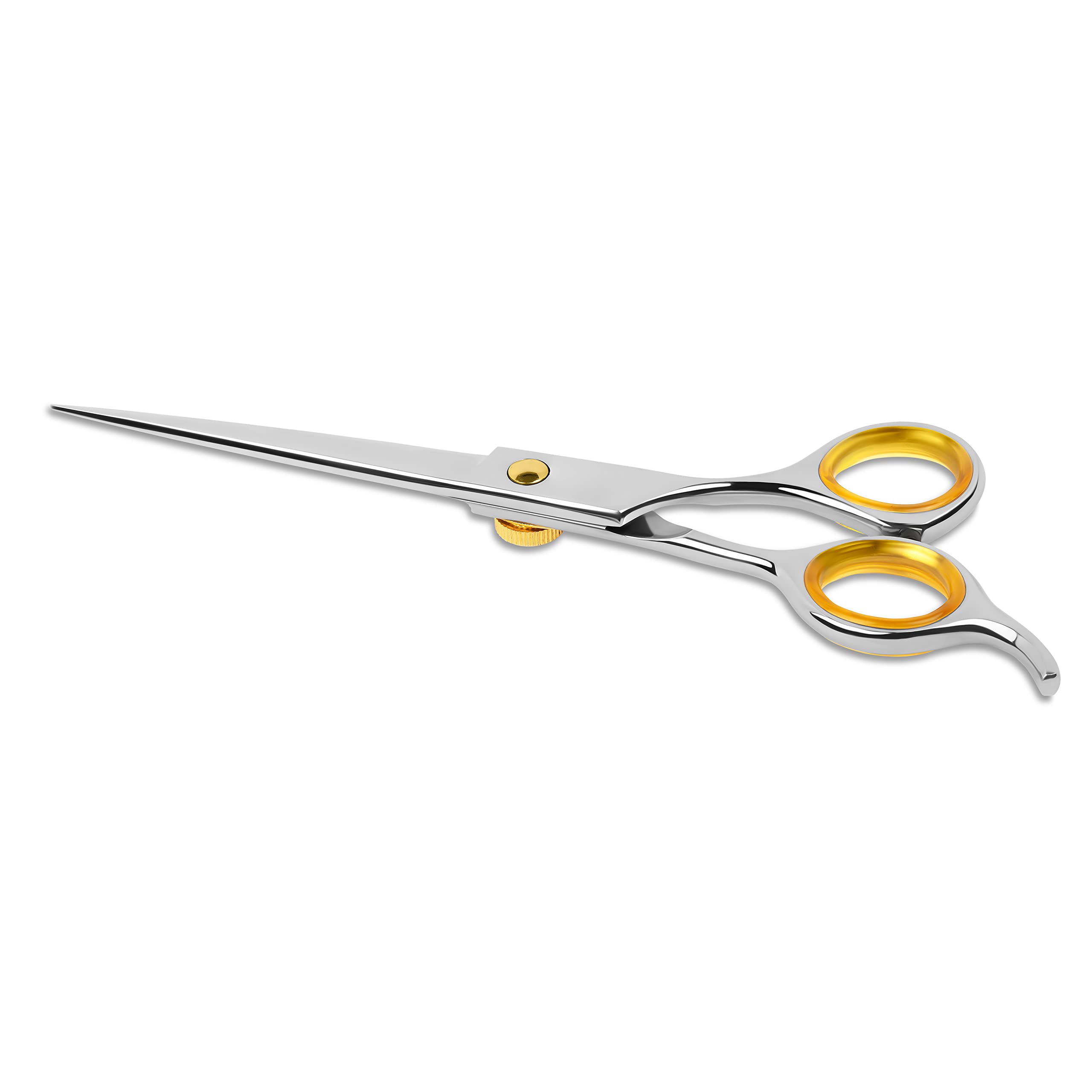 SHARF Gold Touch Tijeras de Peluquería Mascotas Cuchillas Rectas Acero Inoxidable 19 cm