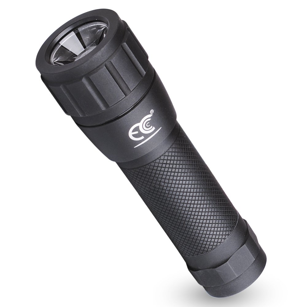 Adjustable Focus CREE LED Torch Super Bright 250 Lumens 1 Modes 3xAAA Batteries Included Mini Size 1.4x1.2x5 Inch Zoom-able Lens with Flood to Spot Flashlight