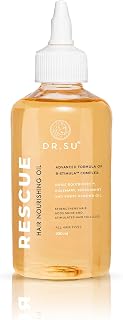 Dr. Su Rescue Hair Oil for Hair Growth & Deep Nourishment | Non-Greasy, Fast Absorbing Formula | Rosemary, Peppermint, Swe... Price In India