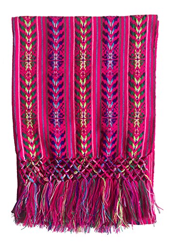 ALKIMIA INC Mexican Handmade Colorful Rebozo Shawl2