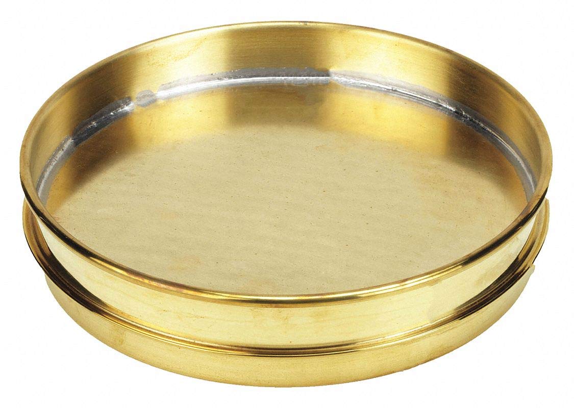 VWR Sieve Accessories PB8FX Pans And Covers Brass Pan With Rim, Full