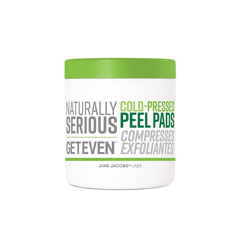 Naturally Serious Get Even Pads Esfoliantes Faciais com Enzima de Romã
