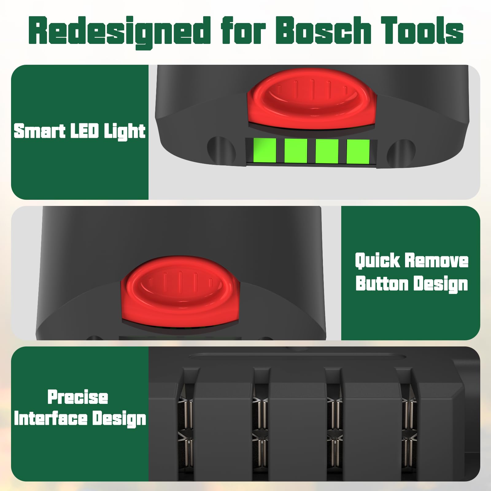 2 paquetes de 18 V 4000 mAh batería de ion de litio de repuesto para Bosch PSB 18 LI-2, PST 18 LI, UNEO MAXXH, Uneo Maxx, PSM/PSR/PSR PSB 18 LI-2H, 1600Z00000, 2607335040, 2607336207