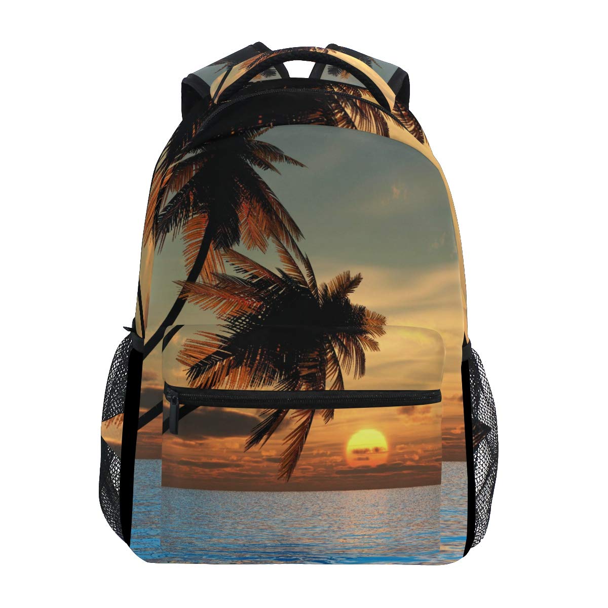 TFONE Hawaii Ocean Sea Beach Theme Backpack Boys Girls School Bookbag Back Pack Camping Hiking Travel Daypack