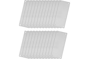 Uxcell Stainless Steel Blank Tags for Engraving: Customize Your Identifications with Precision