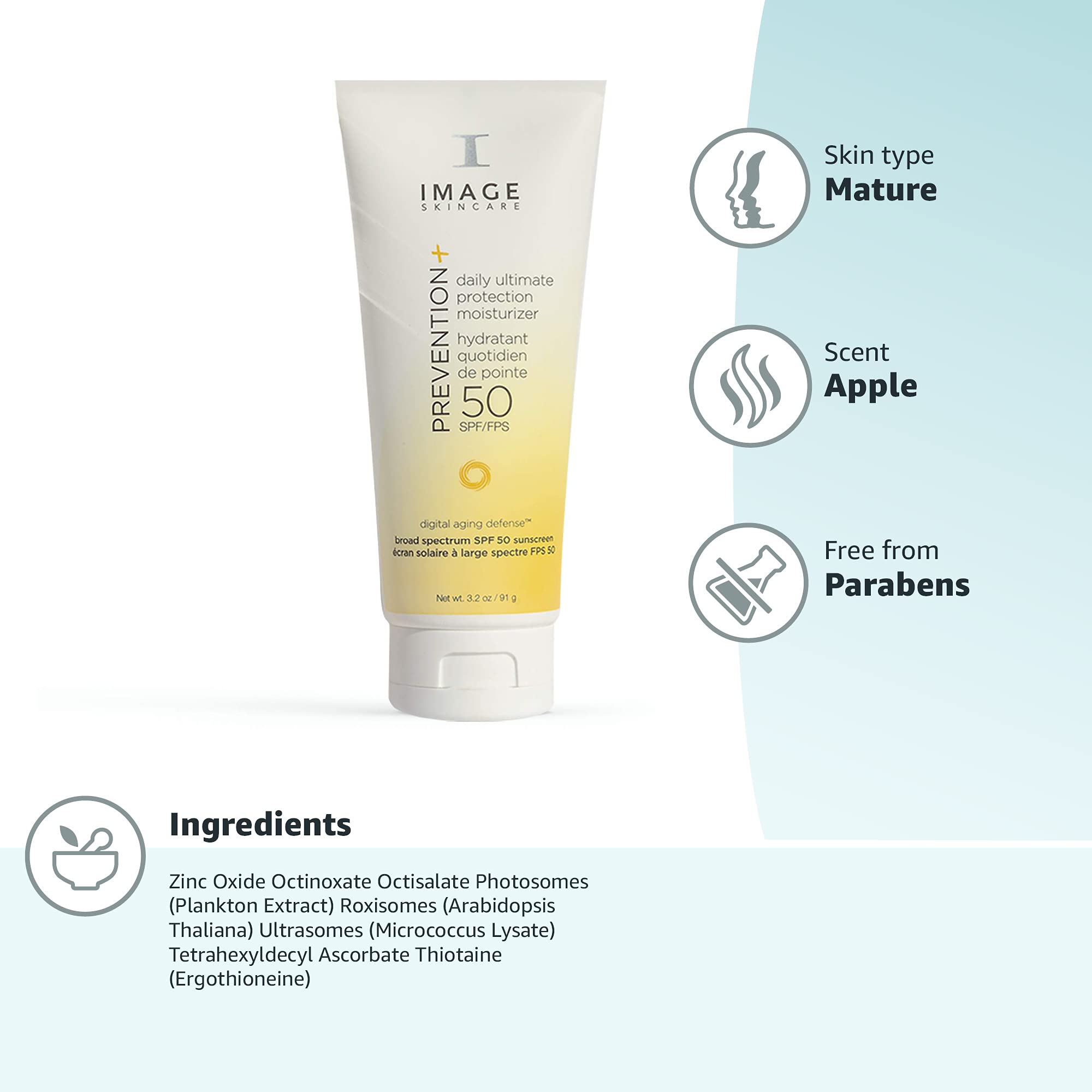IMAGE Skincare PREVENTION+ Daily Ultimate Protection Moisturizer SPF 50