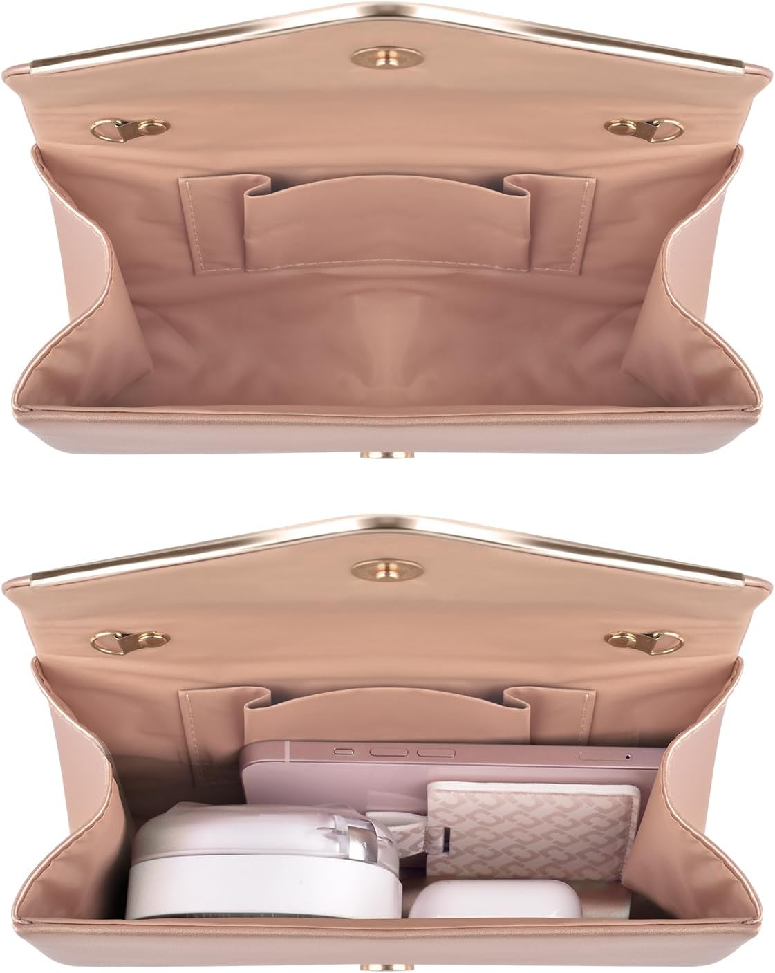 TINDTOP Clutch Purses for Women, PU Leather Formal Evening Bags Shoulder Party Handbags Wedding Cocktail Prom Clutches - Image 6