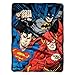 DC Comics Justice Micro Raschel Throw Blanket, 46