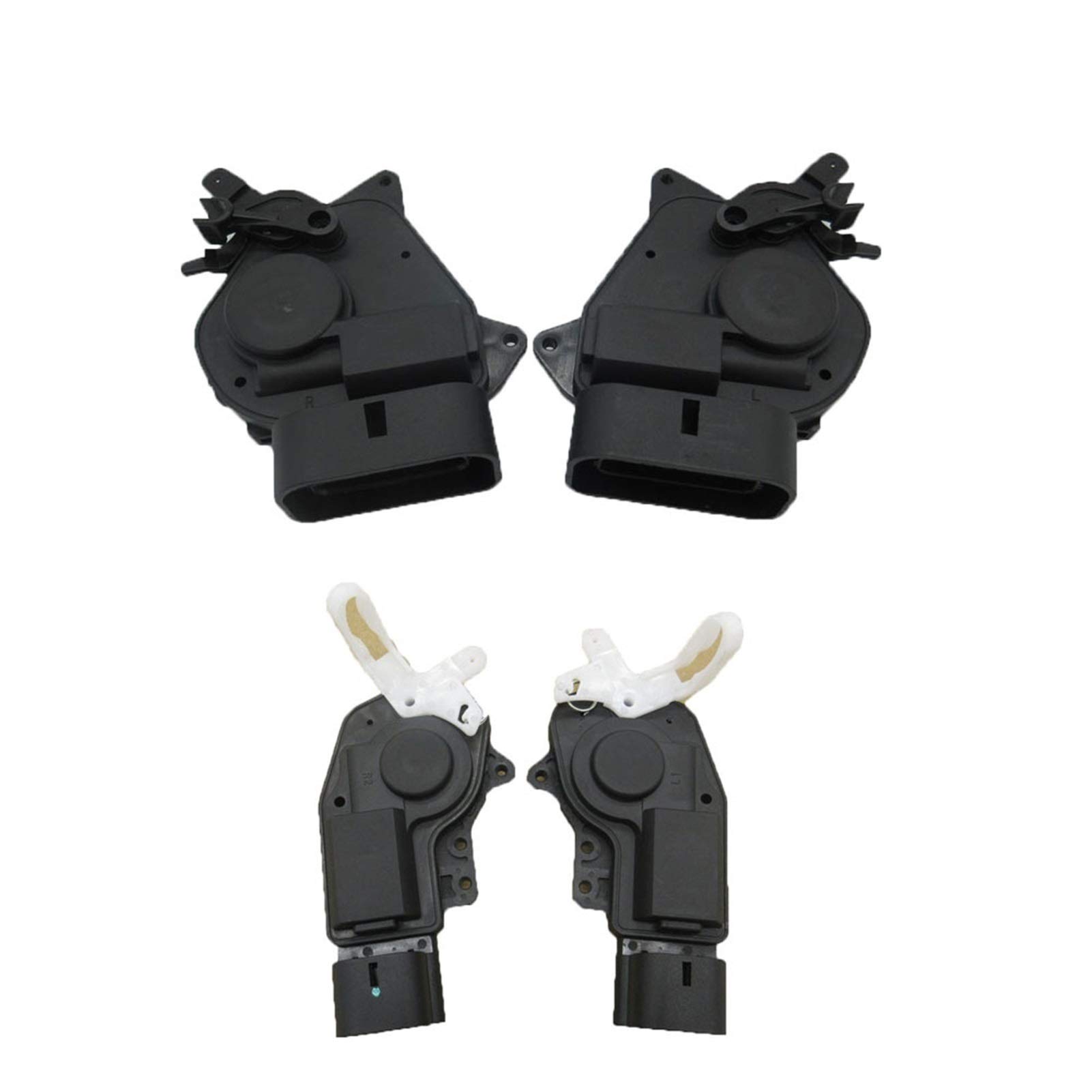 Zestaw 4 szt. siłowników zamka drzwi przednich i tylnych 6912042080 6911042120 69140-12070 69130-12070, do Toyoty, RAV4, 00-05 2001 2002 2003 2004 2005