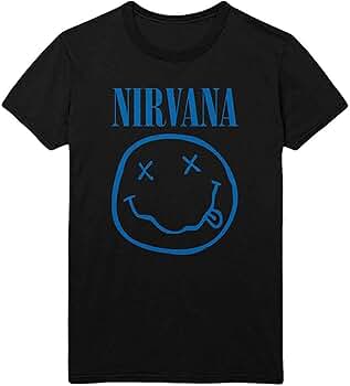 ANVIL NIRVANA SMILE スマイル Tシャツ ブラック XL Amazon.com