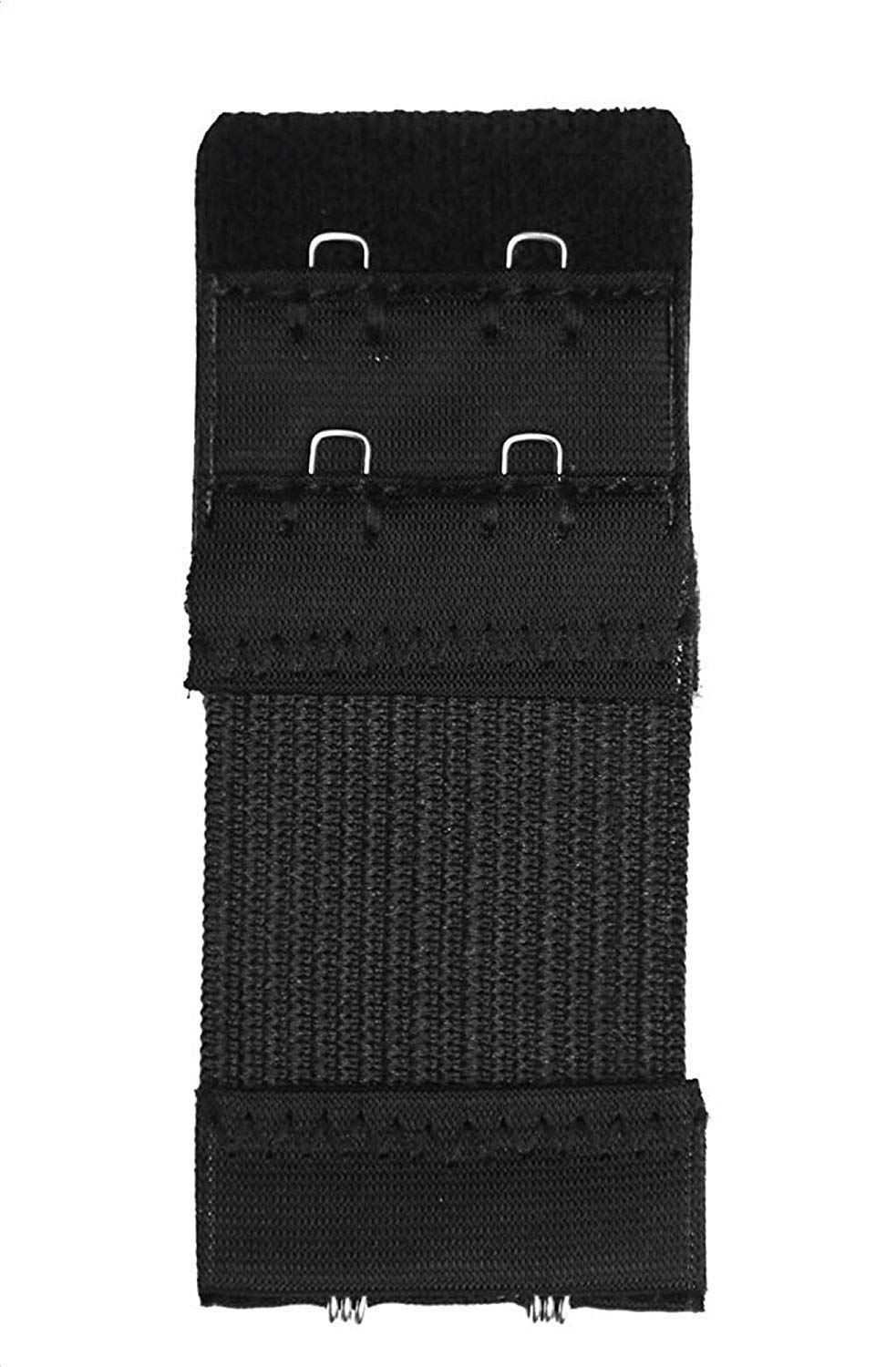 Polyester Women's Bra Extender With Extra Long Elastic For Extra Bra Band Length-PACK OF 1, Size-Free, Color-Black (BLACK)-image-25