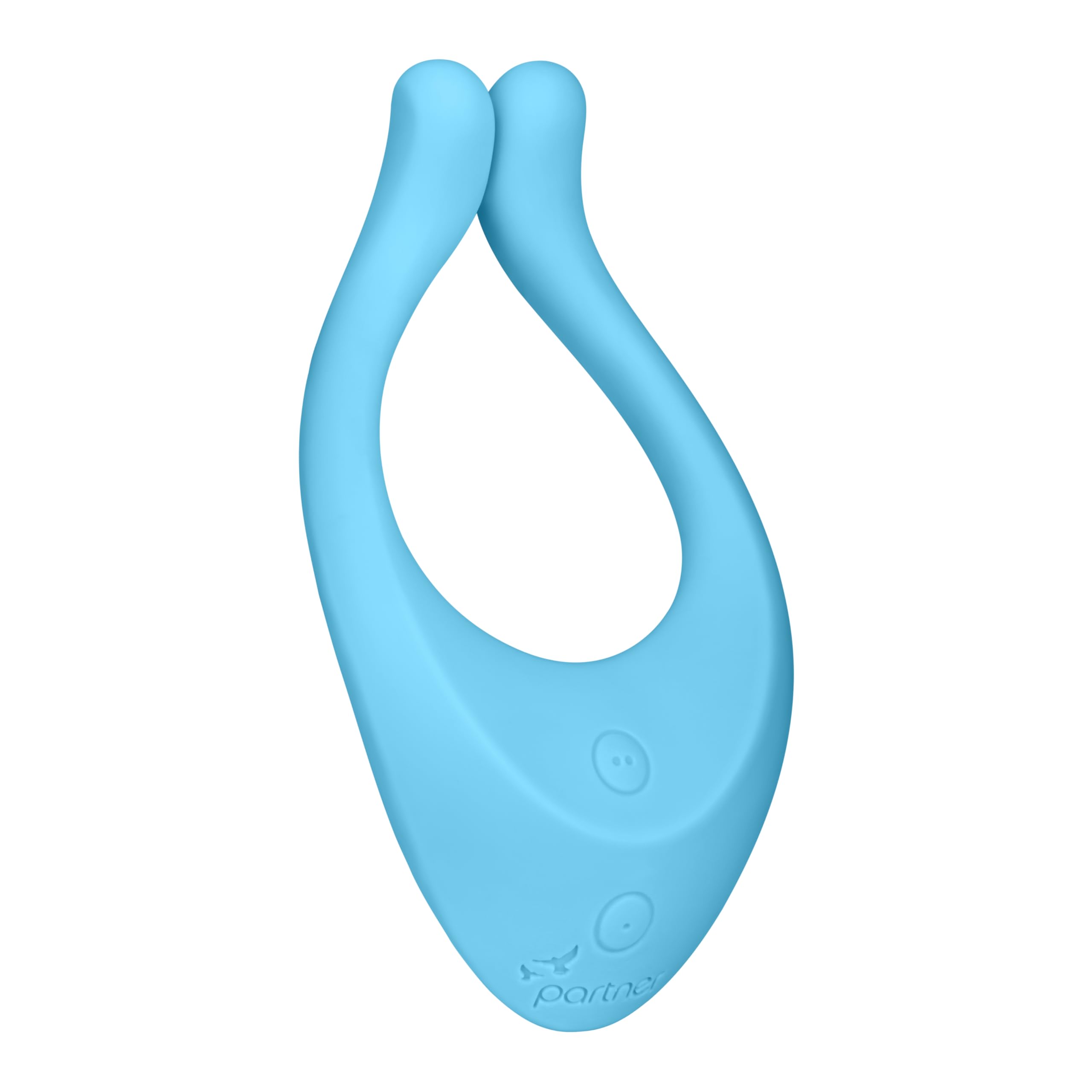 Satisfyer Partner Multifun, vibratore per donne, uomini e coppie, vibratore con 100 combinazioni di vibrazioni, tecnologia a batteria, impermeabile (blu)