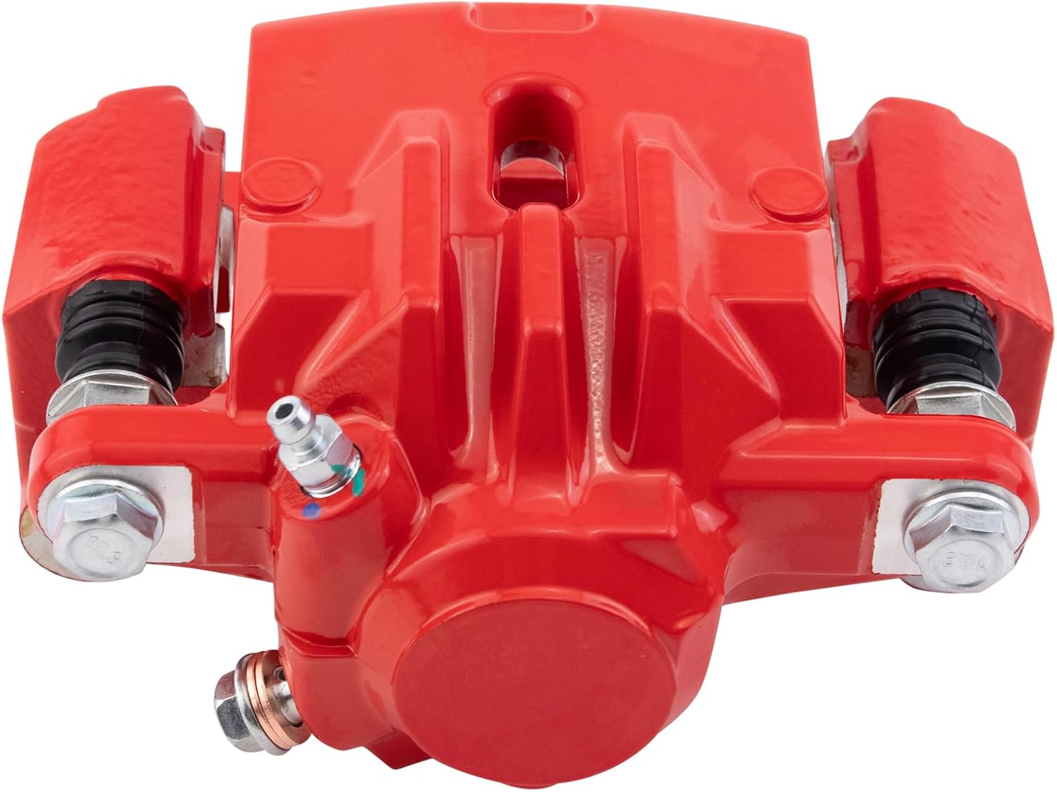 TRQ Performance Rear Right Performance Brake Caliper Red Passenger Side Compatible with 2016-2019 Subaru Crosstrek 2014-2018 Forester 2012-2019 Impreza 2013-2015 XV Crosstrek