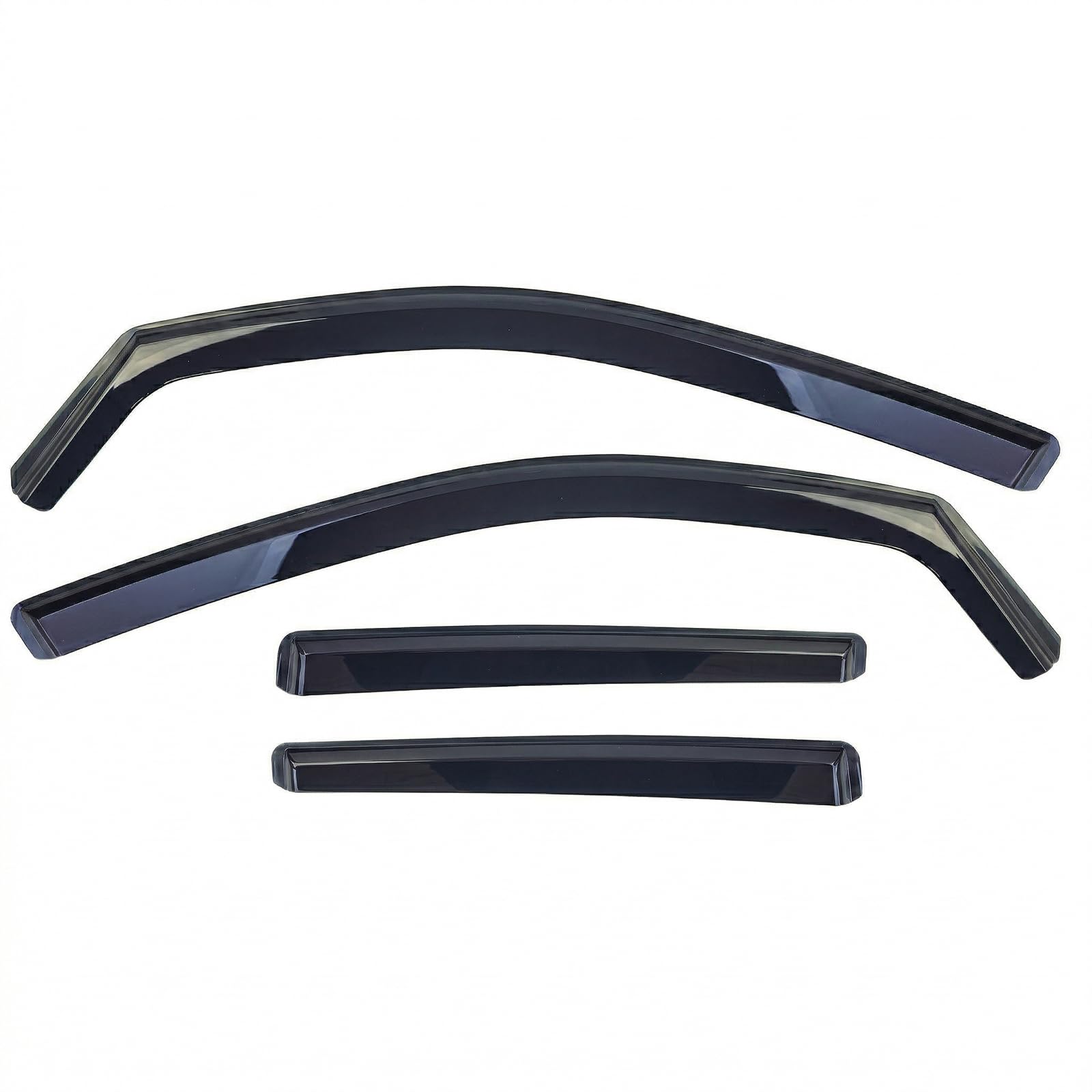 Windabweiser Regenabweiser 4-teilig Schwarz für Mercedes GLK X204 2008-2015