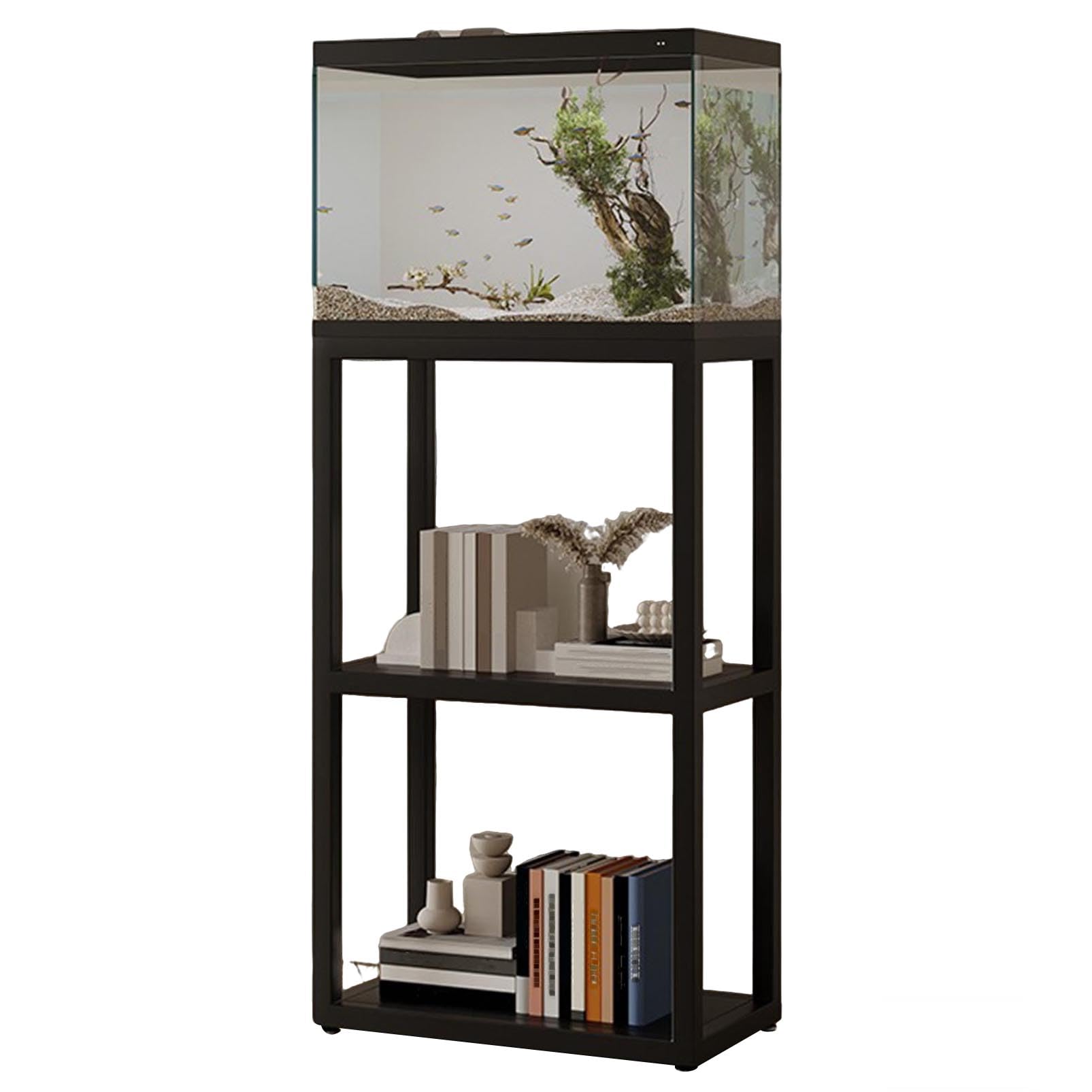 Support d'aquarium en métal meuble multi-niveau ajustable pour reptile