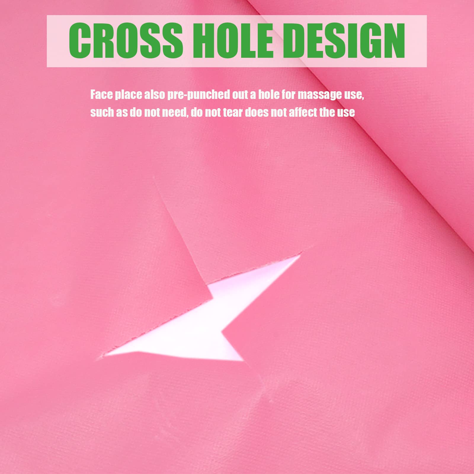 Sábana desechable no tejida de 31 x 70 pulgadas, 50 piezas de 1 rollo de funda de cama de spa, rollo de papel de mesa de masaje para mesas de masaje, spa, tatuajes y exámenes (rosa)