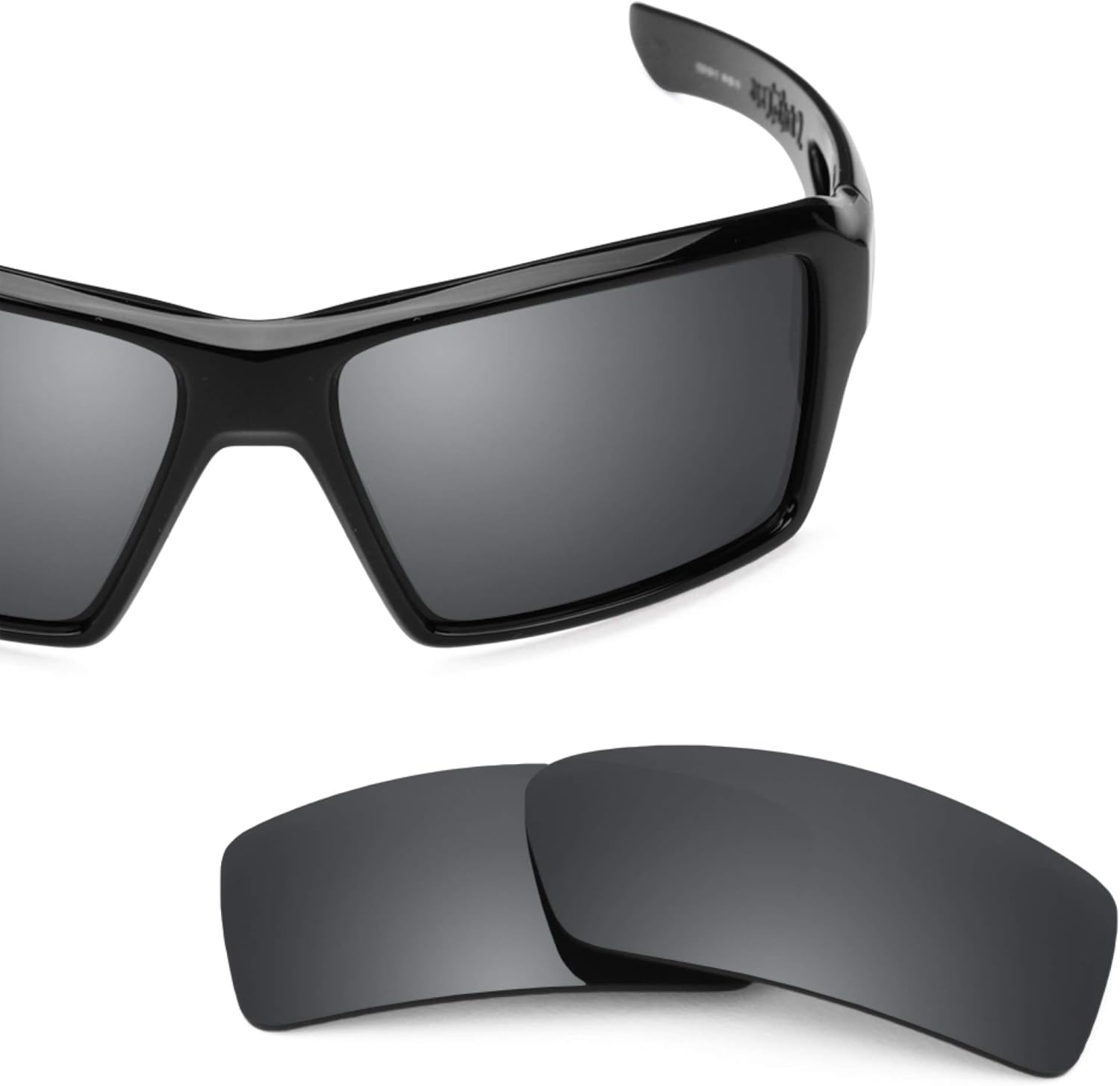 Revant Replacement Lenses for Oakley Eyepatch 2 sunglasses, UV Protection, Anti-Scratch and Impact Resistant, Elite Polarized Black Chrome Mirrored