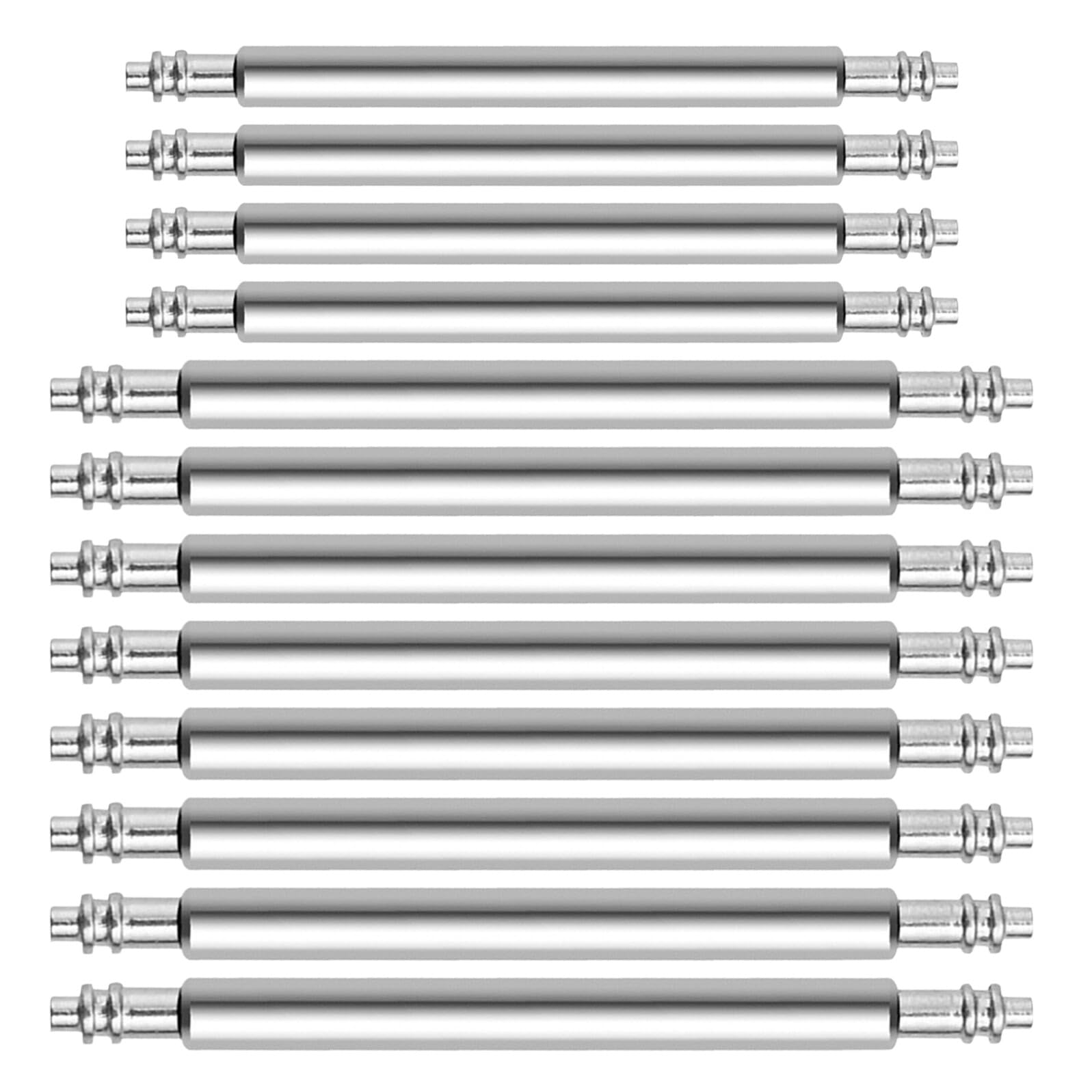 90paires Goupilles pour Bracelet de Montre Kit de Réparation avec Barrettes à Ressort Assorties Outil Inclus pour Fixation Rapide