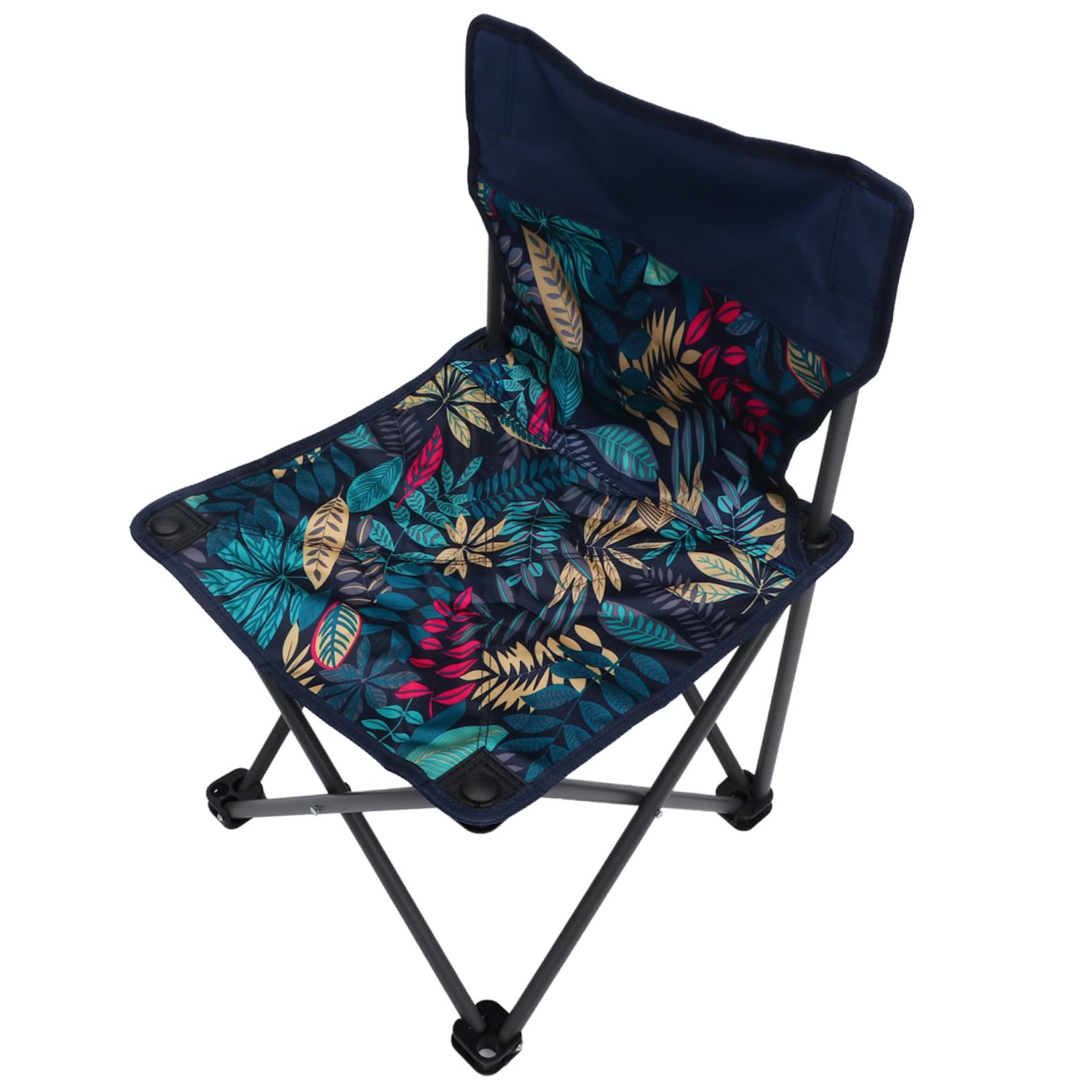 Chaise pliante d'extérieur portable et légère bleu avec paquet à bandoulière confortable