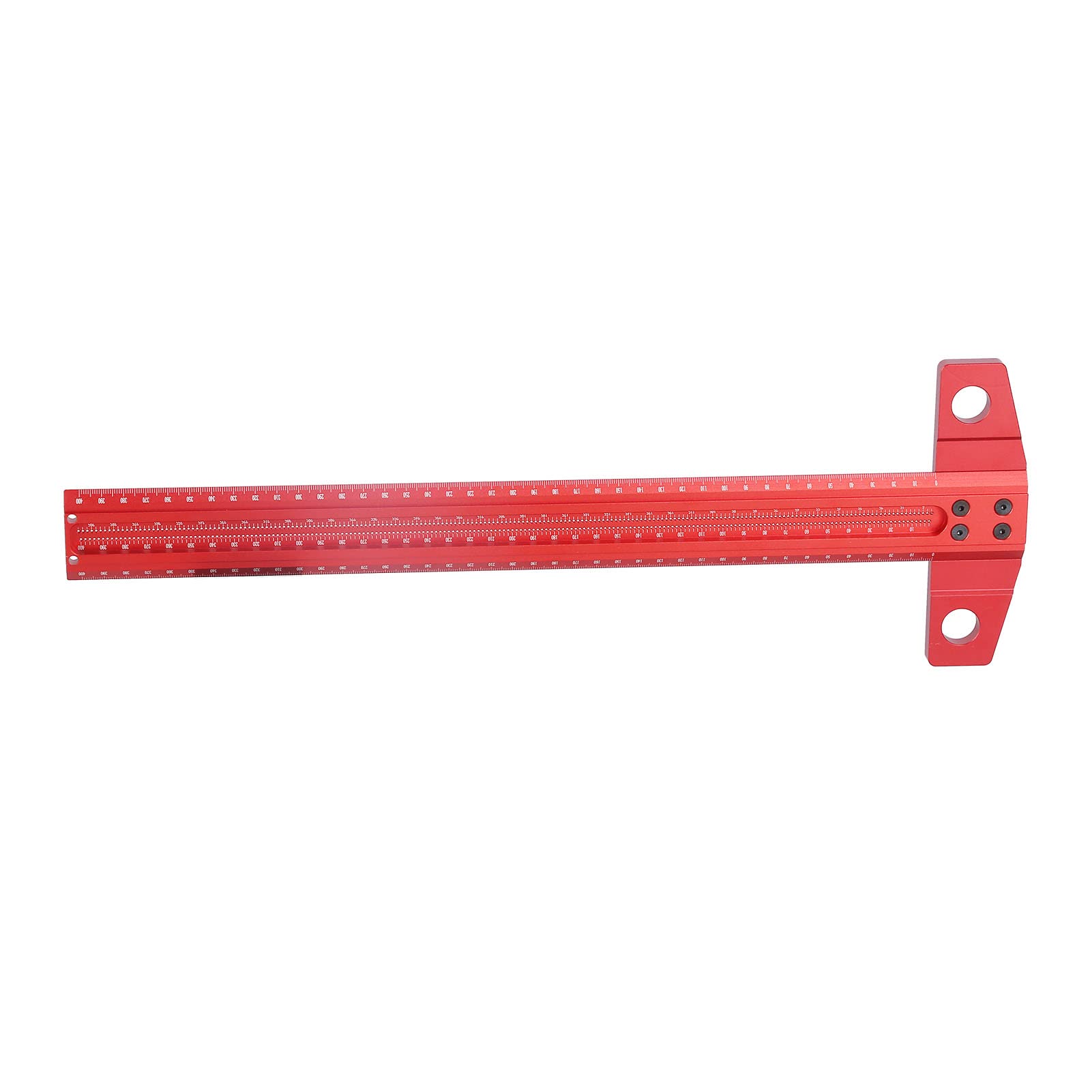 AUNMAS Squadra a T in Alluminio 6061, Righello Ad Angolo Retto da (400mm)
