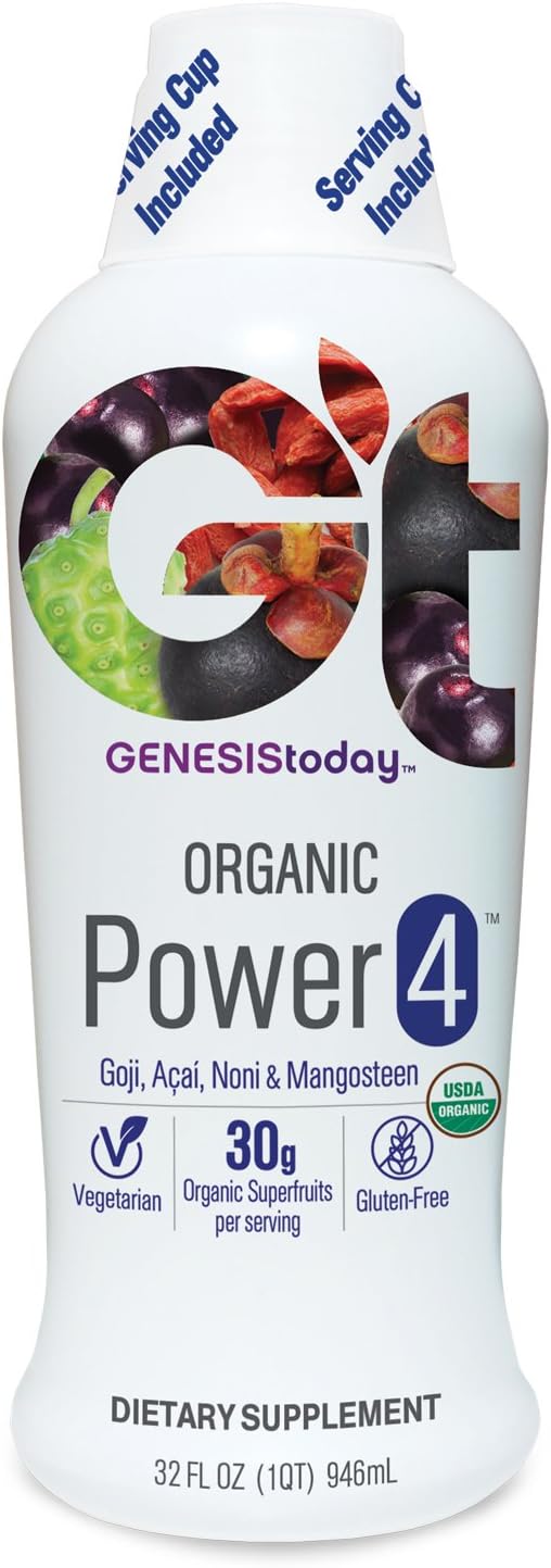 Genesis Today, Organic Power 4, 16 Ounce