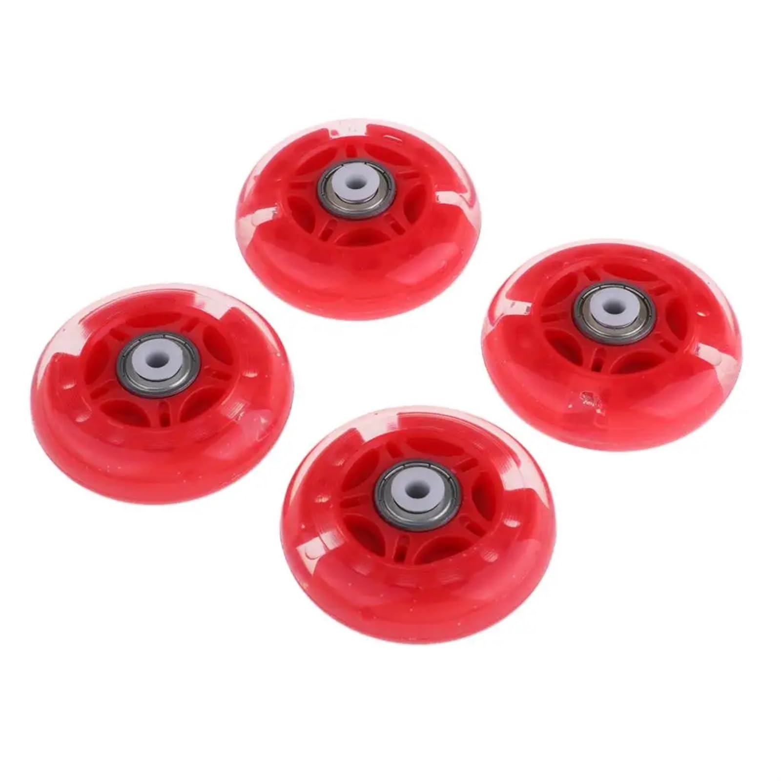 Ruote Pattini In PU Da 69mm - Set 4 Pezzi Per Interni Ed Esterni - Foto 5