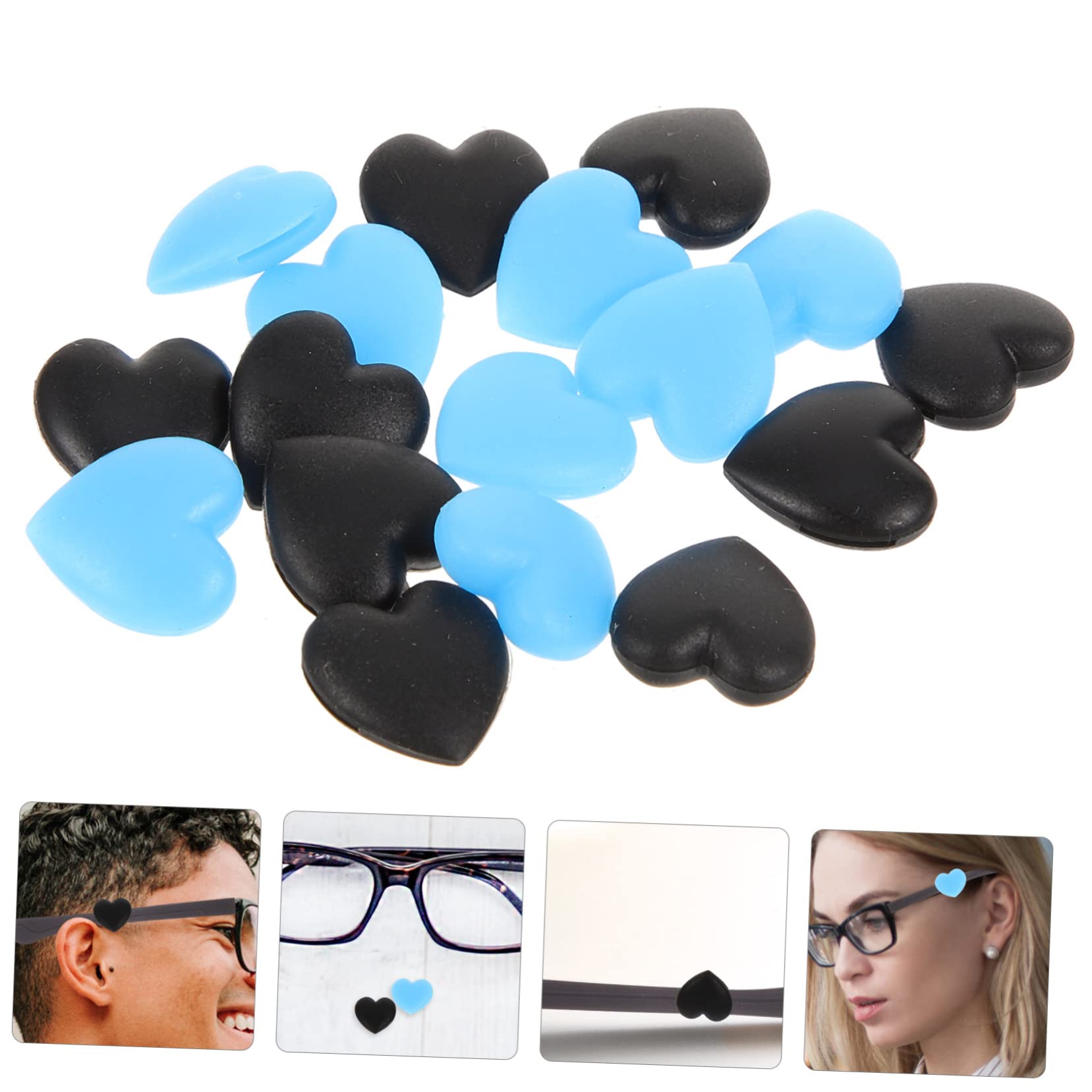 Didiseaon 20 Pack Eyeglass Ear Grips Retainers for Eyewear Safe Comfortable Silicone Pads