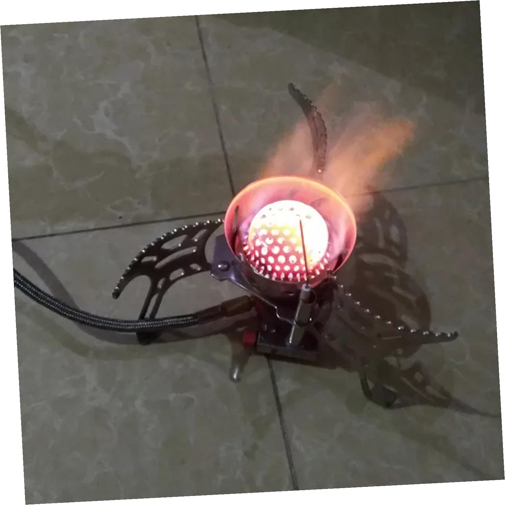 VICASKY Réchaud à Gaz Portable pour Camping de Camping pour Cuisine Plein Air Randonnée Support Stable