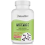 MagicMag C by NaturalSlim, Magnesium Citrate with Potassium for Muscle Relaxation, Sleep Quality, Nerve Function & Electrolyte Support, Daily Magnesium Supplement for Men and Women, 100 Capsules 1pk