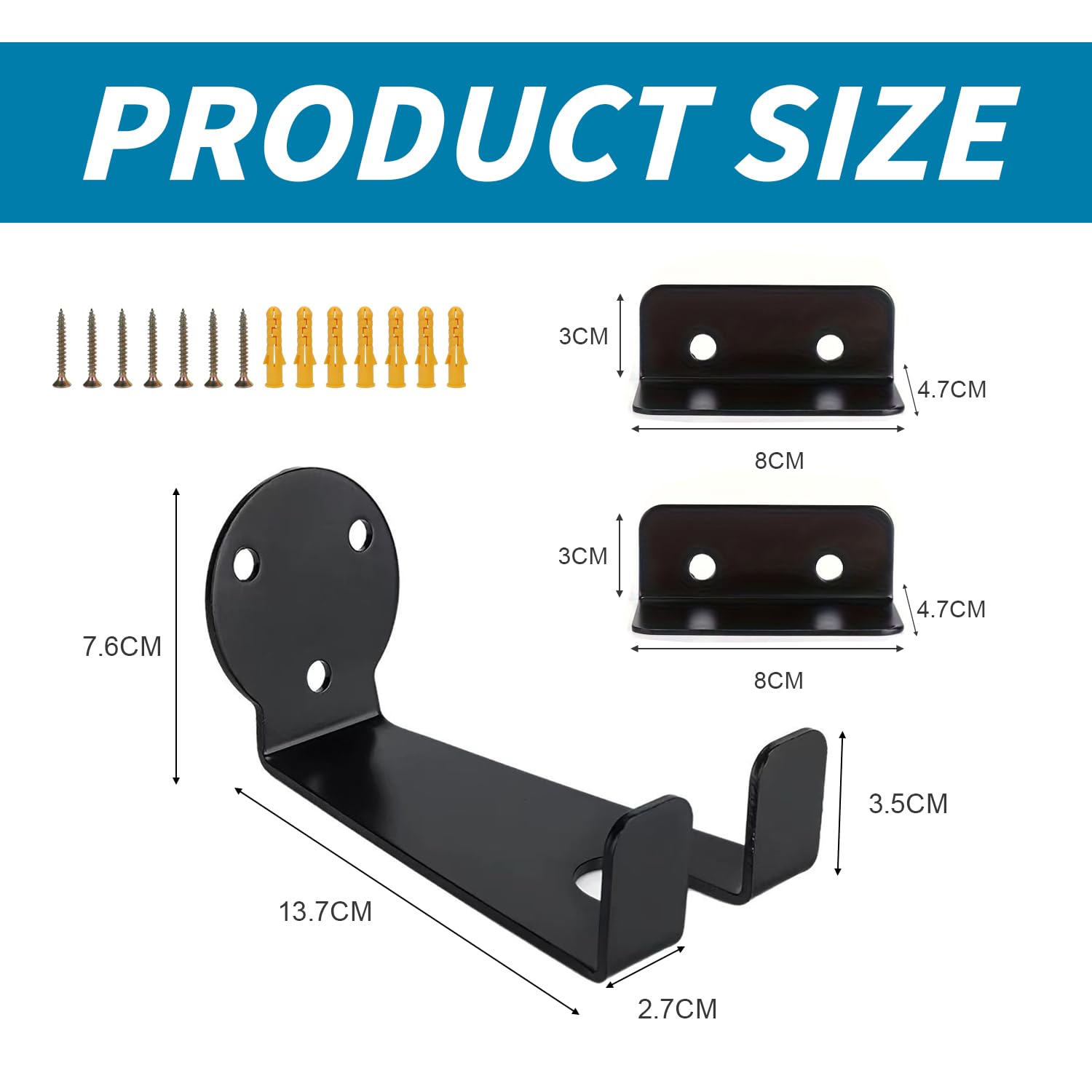 Bike Stand, Wall Mount, Wall Mount Bike Holder, Wall Mount for E-Bike, Mountain Bike and City Bike, Wall Bike Mount - Image 2
