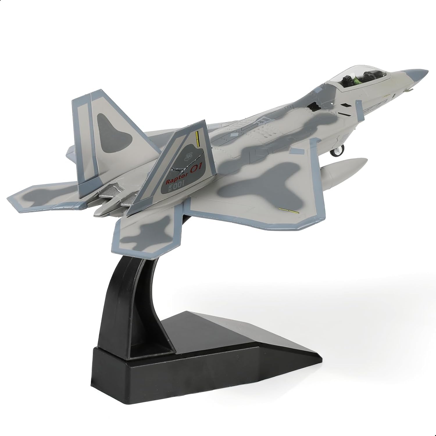 アシェット エアファイターコレクション F-22 ラプター 1/100おまけつき Amazon.com: SEBUNAS 1/100 Scale F-22 Raptor Fighter Jet Model USAF