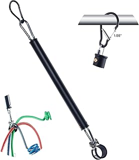 Dazakoot Heavy Duty 16” Single Tender Spring Kit, Tender Spring Assembly with Hanger Bracket, Tender Spring with Plastic Sleeves Assembly for 3-in-1 ABS Air Lines Semi Trucks Tractors Trailers