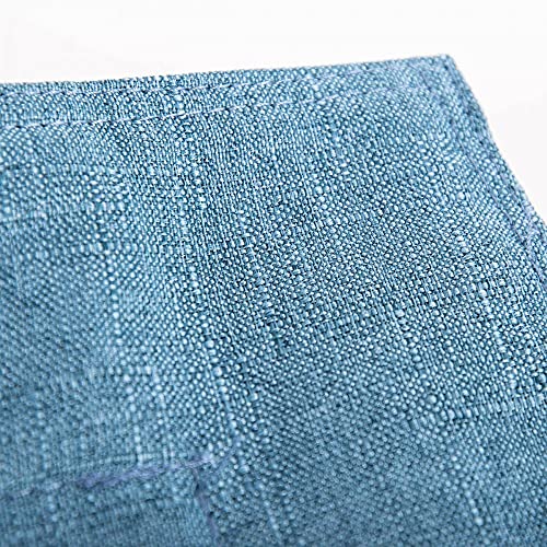 LiveDeco - Funda Vacía Puf Gigante XL Interior Cocooning Pato Azul BiG52 Cover