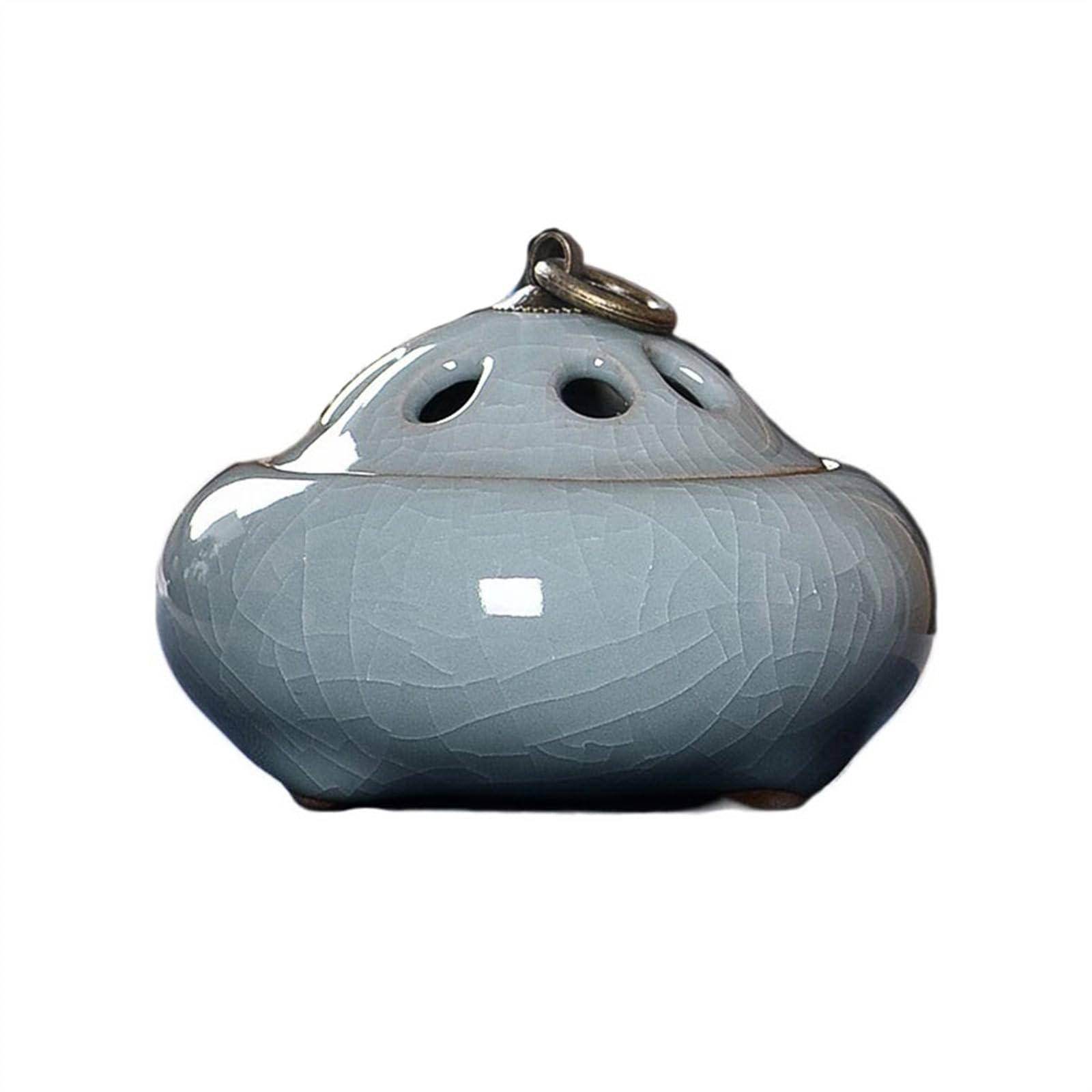 Incense Holders Zen Ceramic Incense Burner Decoration Indoor Desktop Personalized Crack Pattern Holder