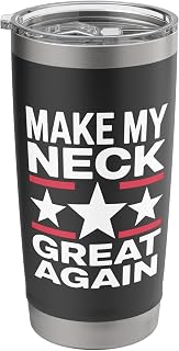 Funny Neck Surgery Art For Men Women Kids Post Neck Surgery Stainless Steel Insulated Tumbler
