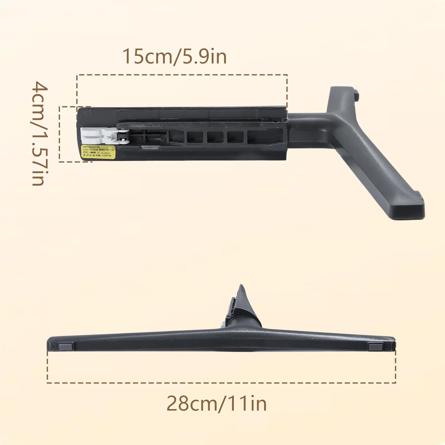 65" AU8000 TV Stand Legs Compatible with Samsung 2021 AU8000 CU8000 Q60A Q6DA HQ60A Series 4K UN65AU8000FXZA UN65CU8000FXZA QN65Q60AAFXZA QN65Q6DAAFXZA HG65Q60AANF TV for bn63-19173B